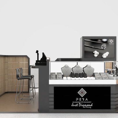 ออกแบบ ผลิต และติดตั้งร้าน : ร้าน PERA Dimond & Foundry จ.ภูเก็ต